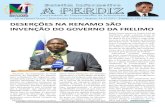 Propriedade do Departamento de Informação Sai as Quinta ...º-158.pdf · O porta-voz da RENAMO reconhece que este jo-vem foi membro do partido nos anos ... Dhlakama o Povo Moçambicano