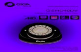 GSHD40DV Infravermel… · Câmera Infravermelho AHD 720p 720p Smart IR Tecnologia Real Color. DIFERENCIAIS • Alta Deﬁnição - HD(720P) • 0 lux com infravermelho acionado •