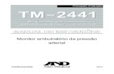 Registador para monitor ambulatório da pressão arterial › products › manual › medical › tm2441_pt.pdf · 2019-01-09 · iv Precauções de utilização Para utilizar o TM-2441