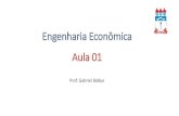 Engenharia Econômica Aula 01 - WordPress.com · Cálculo 4 Aula 01 Author: Gabriel Bádue Created Date: 9/24/2019 8:06:50 PM ...