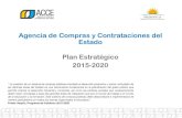 Agencia de Compras y Contrataciones del Estado Plan ... · Avances 2012-2015 Portal de Compras Consolidación de la información del sistema de compras públicas. Incorporación de