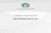 CURRÍCULO MÍNIMO 2012 › 2018 › 03 › matemc3a1tica.pdf · Introdução MATEMÁTICA (Área: Matemática e suas Tecnologias) “A organização Curricular deve criar um ambiente