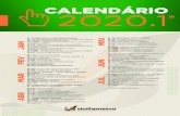 Unifametro - CALENDARIO AGENDA FINAL · 2020-01-10 · MAI CALENDÁRIO 2020.1 03 - Início do período letivo 2020.1 07 - Prazo final para ajuste de matrícula (inclusão ou exclusão