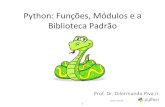 Python: Funções, Módulos e a Biblioteca Padrão9 Parâmetros com valores padrões • Cada parâmetro pode ter um valor padrão. • Utilizado quando um parâmetro é omitido na