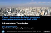 Painel - Integração de dados em campo: dos equipamentos ... · Seminário Geomática nas Obras de Engenharia e Infraestrutura, 27/10/11, São Paulo Painel - Integração de dados