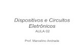 Dispositivos e Circuitos Eletrônicosaula02 Author: Andrade Subject: aula02 Keywords: aula02 Created Date: 20080827084622 ...