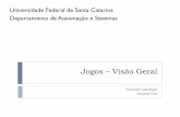 Universidade Federal de Santa Catarina Departamento de ... · Hardware [1] Agora... Mercado de jogos Será que isso dá futuro? Mundo... No Brasil [1]... 35 milhões de jogadores