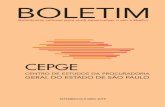 BOLETIM - São Paulo€¦ · BOLETIM CEPGE, São Paulo, v. 39, n. 5, p. 55-72, setembro/outubro 2015 57 Parecer da Procuradoria Administrativa toada, são as conclusões alçadas