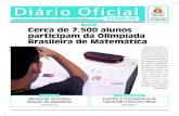 obmep Cerca de 7.500 alunos participam da Olimpíada Brasileira … · 2019-06-13 · obmep Cerca de 7.500 alunos participam da Olimpíada Brasileira de Matemática Henrique Seiscenti