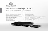 HD Media Player€¦ · Internet media sites, including Flickr® and YouTube™, and from Internet feeds such as Internet Radio, podcasts, or RSS. You can use your ScreenPlay DX to