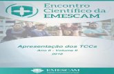 Apresentação dos TCCs · [ece012] sÍndrome de burnout em mÉdicos brasileiros: uma revisÃo de literatura.....19 [ece013] sÍndrome de poems: revisÃo de literatura.....20 [ece014]