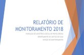 RELATÓRIO DE MONITORAMENTO 2018 · 2019-03-11 · Formulário de Monitoramento; Registro Mensal de Atendimentos (RMA). - No ano de 2018 foram realizadas 44 visitas institucionais