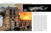 Notas€¦ · Catedral Notre-Dame em 3D Notas Notre-Dame em chamas em 15 de abril (abaixo) e reconstituída digitalmente O trabalho realizado há quase uma década pelo historiador