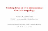 Scaling laws in two-dimensional discrete mappings · Collaborators Prof. Tit. Edson D. Leonel - UNESP - Rio Claro Célia M. Kuwana - UNESP - CAPES - Rio Claro Hans M. J. de Mendonça