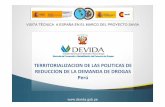 TERRITORIALIZACION DE LAS POLITICAS DE REDUCCION DE LA ... · demanda adicional de recursos para financiar el PIT–PPT 2011 en 17 regiones del Perú, la cual se aprobó en la Duodécima