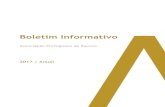 Boletim Informativo APB · Boletim Informativo – 2017 5 Sumário Executivo O Boletim Informativo Anual é uma publicação da Associação Portuguesa de Bancos (APB) que analisa,