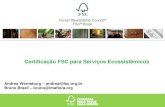 Certificação FSC para Serviços Ecossistêmicos › preview.apresentao-webinar-servios...Certificação FSC para Serviços Ecossistêmicos Forest Stewardship Council® FSC® Brasil