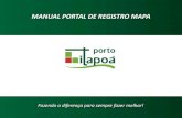 MANUAL PORTAL DE REGISTRO MAPA - Porto Itapoá · que estará procedendo no sistema Registro MAPA com a retirada da informação selecionado para inspeção. Vale salientar, os trâmites