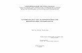 OTIMIZAÇÃO DE SUSPENSÕES DE BENZOILMETRONIDAZOL · 2011-06-10 · Capítulo 5 Resultados e discussão 49 5.1 Valores depH, Viscosidade e Volume de Sedimentação das suspensões