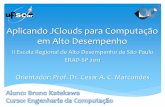 Aplicando JClouds para Computação em Alto Desempenho€¦ · API BlobStore . Modelo de Funcionamento da API ~JClouds API ~ Java code Jclouds API code (Java) Application Cloud Provider