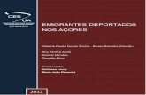 EMIGRANTES DEPORTADOS NOS AÇORES...Gráfico 2.1. 22: Relacionamento familiar atual nos Açores dos deportados, por país, (%) ..... 49 Gráfico 2.1. 23: Existência de familiares