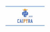O único evento de Pythoncaipyra.python.org.br/assets/pdfs/CartaPatrocinio_Caipyra2020.pdf · 1. Sobre o CAIPYRA Associação Python Brasil reunindo proﬁssionais, estudantes, curiosos