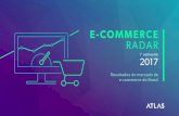 e-commerce radar · 2017-09-05 · e-commerce, que busca auxiliar as lojas virtuais brasileiras a alavancar resultados por meio do uso eficiente da análise de dados. Com uma ferramenta