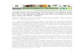 Notificações de doenças de bovinos recebidas pelo Serviço ... · 1 Informativo Técnico Nº12/Ano 04 – dezembro de 2013 Notificações de doenças de bovinos recebidas pelo
