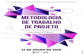 Metodologia de trabalho de projeto - WordPress.com · 2018-11-05 · Potencialidades e Desafios 7 º Seminário de matemática e ciências experimentais Metodologia de trabalho ...