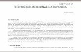 DISFUNÇÃO MICCIONAL NA INFÂNCIA › livro-uro › capitulo-51.pdf · DISFUNÇÃO MICCIONAL NA INFÂNCIA ELIANE GARCEZ INTRODUÇÃO A Disfunção do Trato Urinário Inferior (DTUI)
