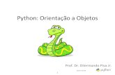 Python Orientação a Objetos › tati › aula05.pdfInstanciando Objetos • self: O primeiro argumento de qualquer método é a referência para a própria instância da classe •