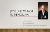 José Luis Munoa Roiz. In Memoriam. - Oftalmoseo › documentacion › hh › XXIV Reunion. J… · •Enseñanza secundaria: Instituto Peñaflorida, c/ Urdaneta. •Actividades extraescolares: