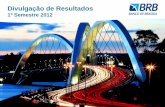 Divulgação de Resultados - Banco de Brasíliainterarquivos.brb.com.br/Relacionamento_com_Investidores/...Divulgação de Resultados 1º Semestre 2012 Destaques do BRB 20ª maior