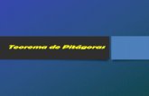 Teorema de Pitágoras · Teorema de Pitágoras O Teorema de Pitágoras é considerado uma das mais importantes descobertas da Matemática. Com ele pode-se descobrir a medida de um