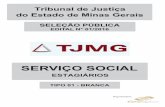 SERVIÇO SOCIAL - Qconcursos...e serviÇo social na secretaria do tribunal de justiÇa e na comarca de belo horizonte, incluÍdos os juizados especiais Prova aplicada em 02/04/2016