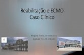 Reabilitação e ECMO Caso Clínico APER 2019/CLs/29...Caso Clínico Contatado Equipa de ECMO do CHSJ - Falência respiratória grave refratária (ARDS grave) Etiologia: PAV + Pneumotórax