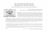 As recentes tendências da pesquisa em Serviço Social · 2015-03-27 · 640 Serv. Soc. Soc., São Paulo, n. 120, p. 640-661, out./dez. 2014 As recentes tendências da pesquisa em