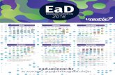 Calendário EaD+ 2018 julho-agosto - UninCor · 18 a 21 • Matrículas de alunos em dependência e adaptação 21 • Data limite para lançamento de veriﬁcação ﬁnal 25 •