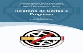 Relatório de Gestão e Progresso - inca.gov.br · Relatório de Gestão e Progresso Comissão Nacional para Implementação da Convenção-Quadro para o Controle do Tabaco e seus