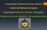 Universidade Federal de Santa Catarina Centro de Ciências da … · 2015-04-22 · SUTURAS - O tipo mais comum é feito com fios cirúrgicos - O ideal é que os bordos da ferida