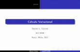 C alculo Variacionalarquivos.info.ufrn.br/arquivos/2011244010f88d69967533e312d9ccf0… · Summary C alculo Variacional Hector L. Carrion ECT-UFRN Natal, Maio, 2011 Hector L.Carrion