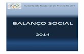 BALANÇO SOCIAL 2014 - prociv.pt · BALANÇO SOCIAL 2014 . 2/24 ÍNDICE Introdução ... O Balanço Social é um instrumento de gestão de apoio à decisão em matéria de recursos