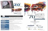 1999 -2018 20 ediciones de Festival FESTIVAL DE ARTES ESCÉNICAS EN LA CALLE LLASTRES 3.4 y 5 de Agosto 2018 Festival de Teatro en la Calle d6 os o FESTIVAL DE ARTES ESCÉNICAS EN