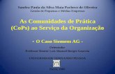 As Comunidades de Prática (CoPs) ao Serviço da Organizaçãohomepage.ufp.pt/lmbg/monografias/apgc_cops_sandra09.pdf · 2009-11-07 · As Comunidades de Prática (CoPs) ao Serviço