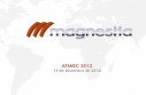 APIMEC 2012 - EasyWork · (2011) R$ 2.034,1 milhões (87,7% da receita total) R$ 152,6 milhões (6,6% da receita total) R$ 132,2 milhões (5,7% da receita total) Margem Bruta (2011)
