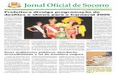 Jornal Oficial de Socorro · Agricultores de Socor-ro participam de Semi-nário de sensibilização para o turismo rural. Pág. 6 Duas audiências públicas abordarão acessibilidade