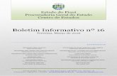 Boletim Informativo nº 16 - Piauí PGE N 16.pdf · BOLETIM INFORMATIVO Nº 16 – MARÇO DE 2016 3 na Lei Ordinária nº 5.813, de 03 de dezembro de 2008 – Lei do ICMS Ecológico,