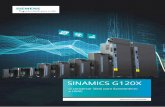 SINAMICS G120X - Siemens · e compressores. Com uma faixa de potência de 0,75 a 630 kW, os conversores SINAMICS G120X podem ser operados com qualquer motor. O SINAMICS G120X é configurado