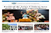 Festival de Artes Cênicas teve mais de 3,5 mil espectadores · 2019-08-05 · cheias do rio Itapemirim, o distrito de Pacotuba, em Cachoeiro, terá um Núcleo de Proteção e Defesa