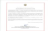 Republica del Ecuador - OAS · Ecuador, conforme dispone la Constitucion de la Republica, ha ratificado la referida Convencion mediante Decreto Ejecutivo No. 942, de 10 de diciembre
